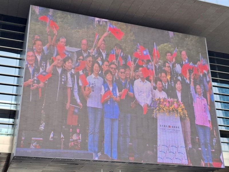 臺中市114年雙十國慶升旗典禮現場
