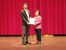 志工邱郭玉秀女士榮獲106年內政業務志願服務獎勵銀質獎