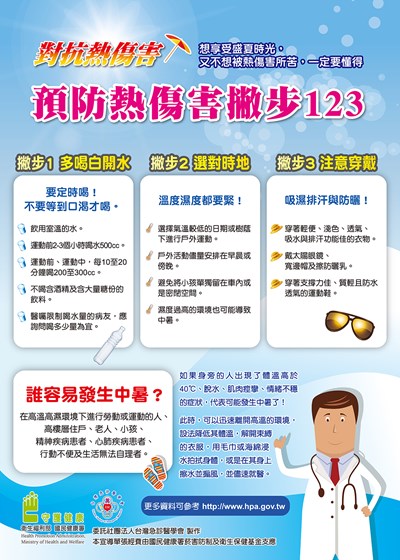 預防熱傷害宣導
